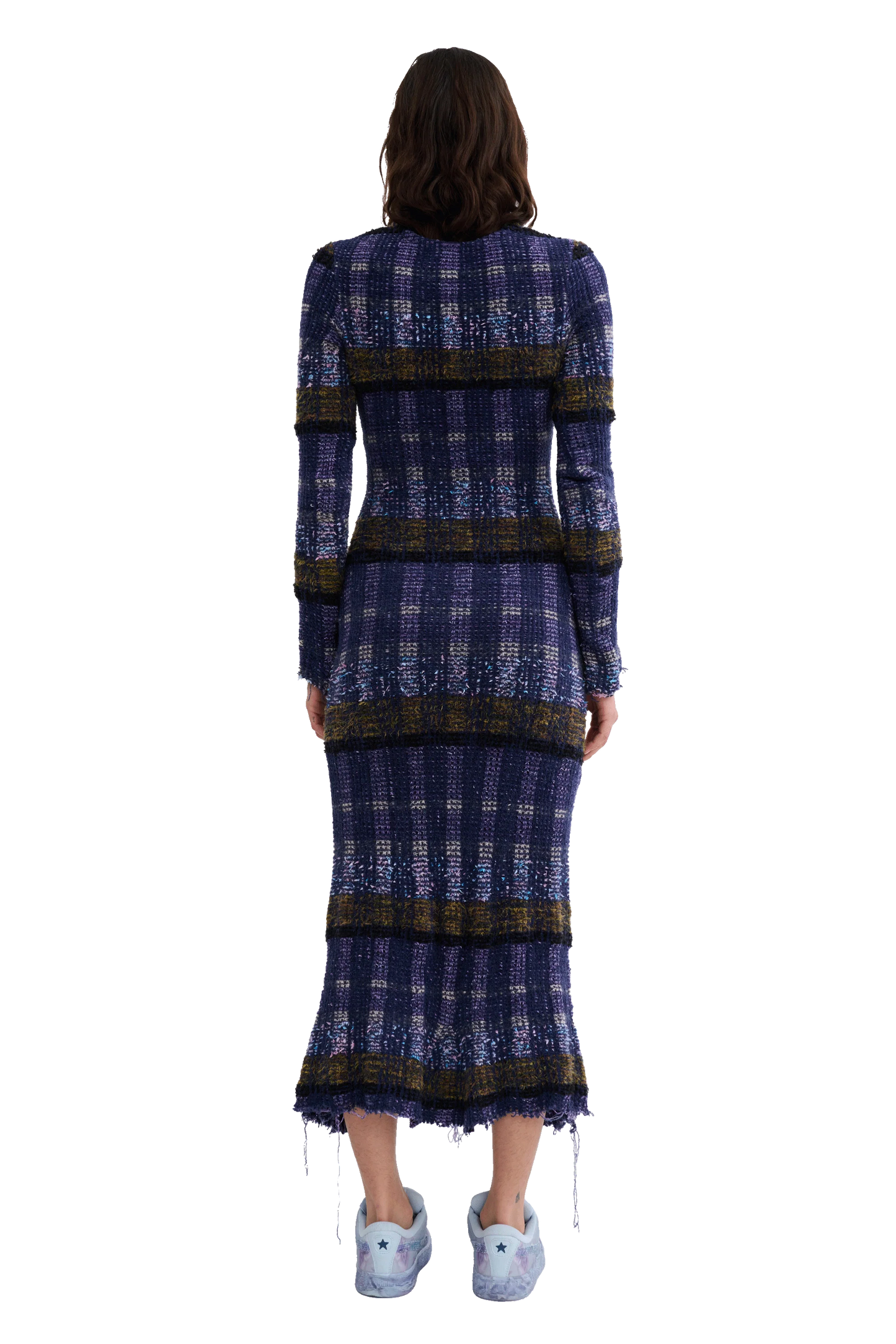 VITELLI PURPLE PLAID YURI DRESS