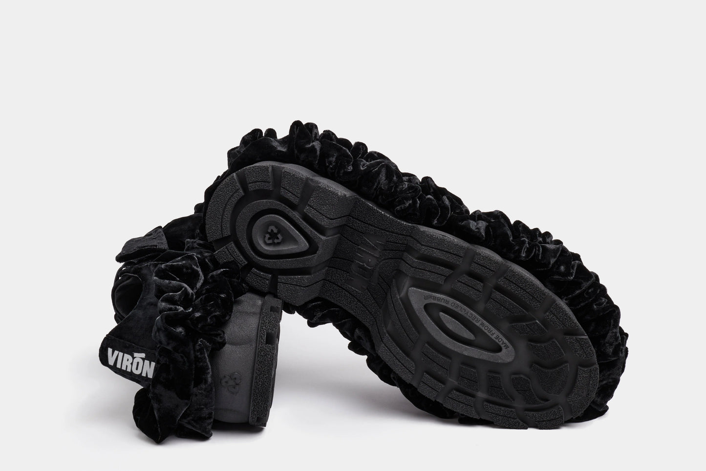 Virón MONARCH SHOE BLACK VELVET