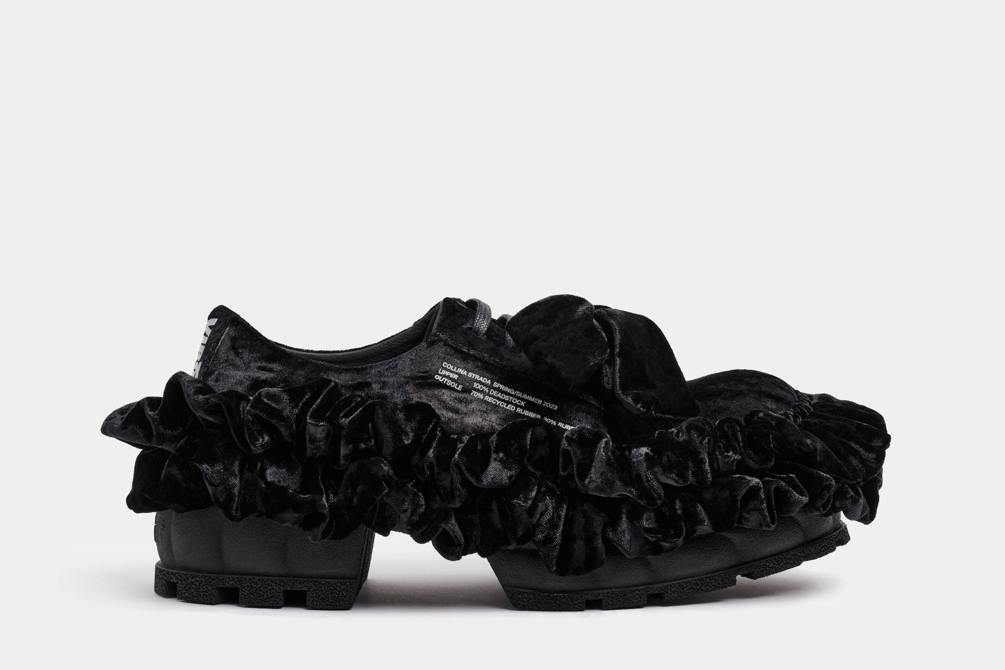 Virón MONARCH SHOE BLACK VELVET