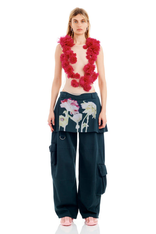 HOT PINK MEADOW PATH TOP