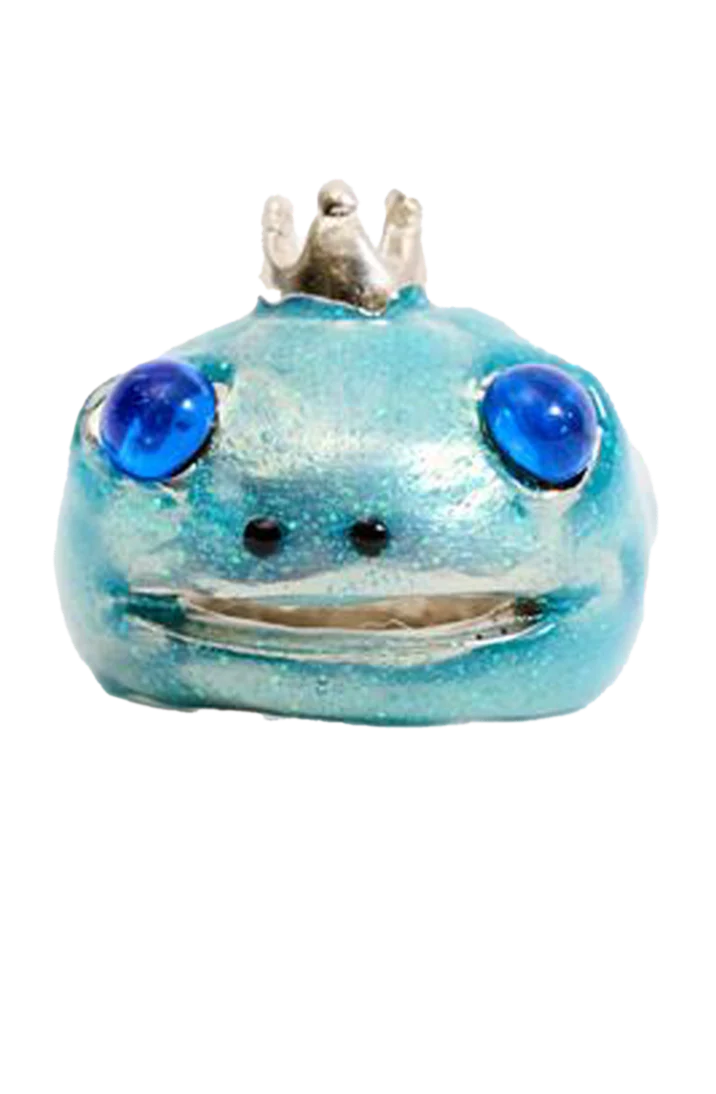 GLITTER SKY FROG PRINCE RING