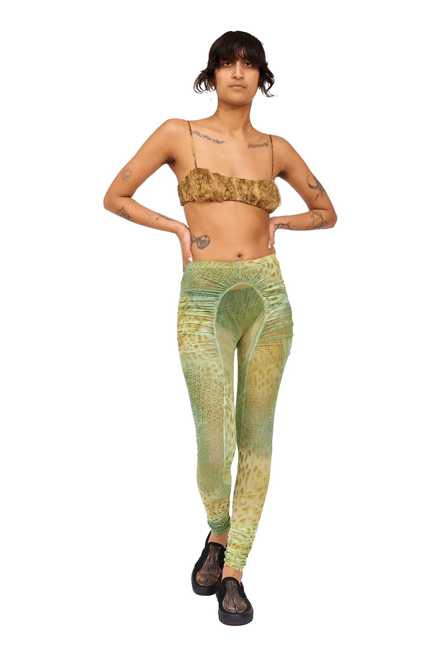 GREEN GECKO PURR LEGGING