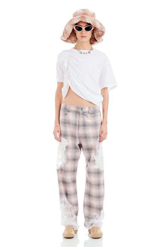LAVENDER PLAID MIKAELA JEAN