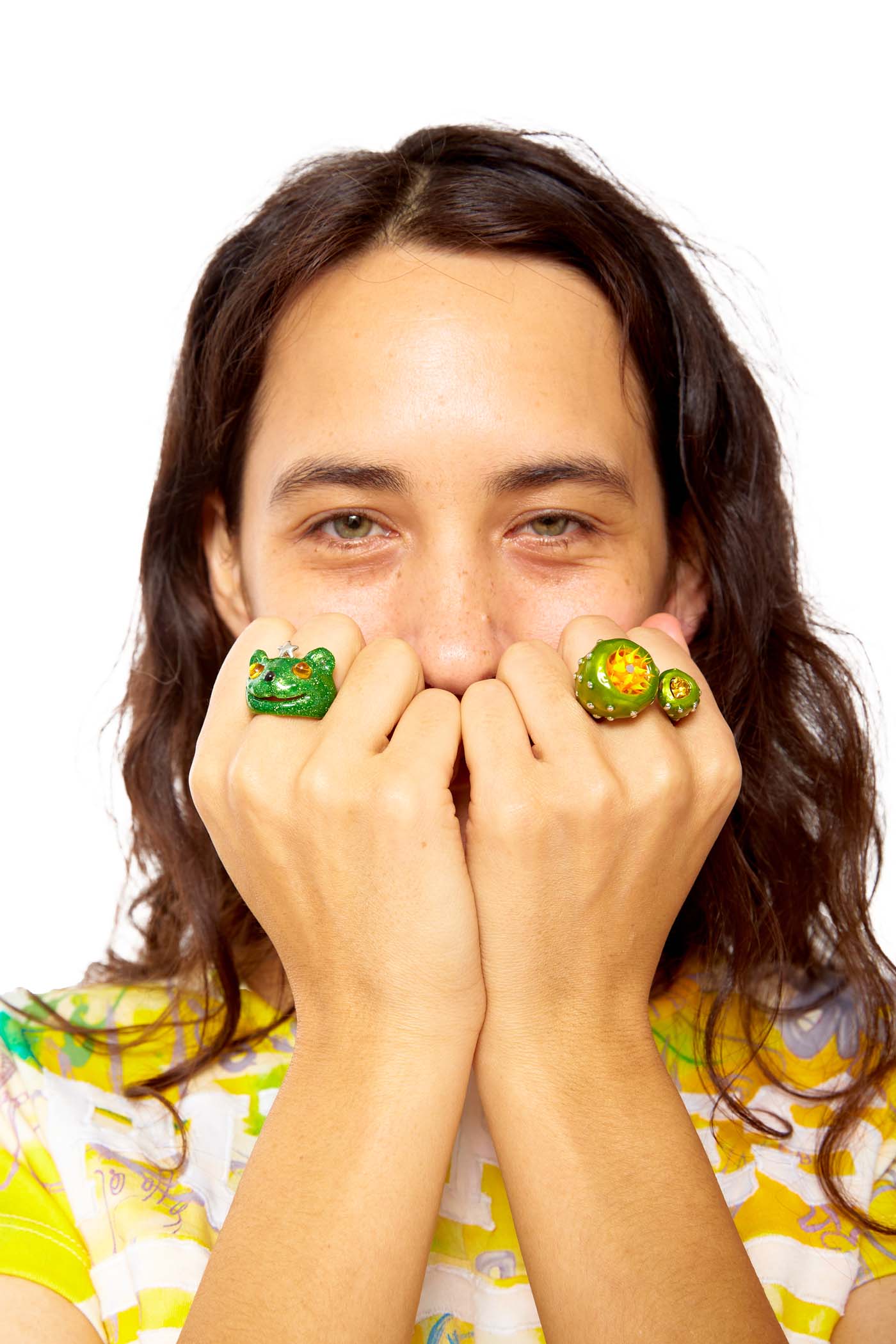 CANDY POD RING LIME
