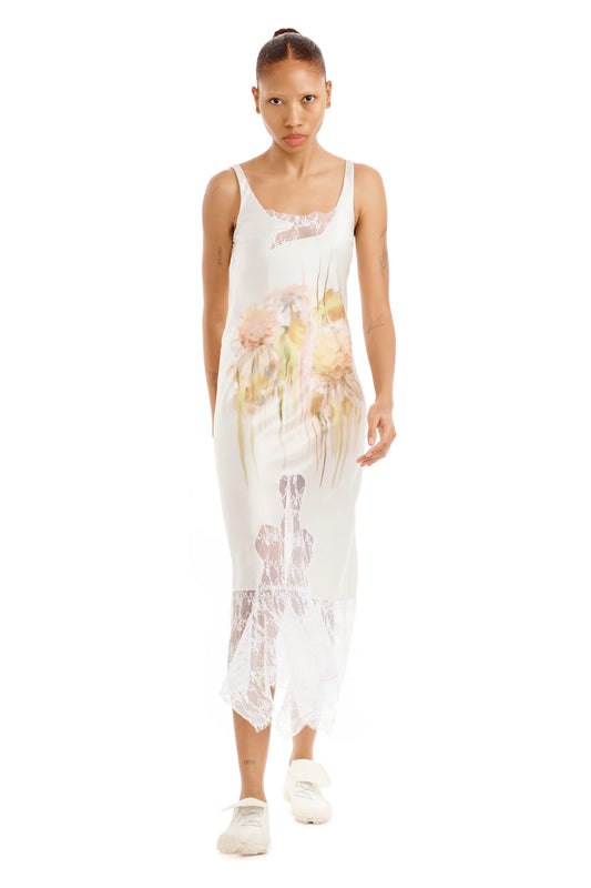 FLOWER DRIP ANEMONE DRESS