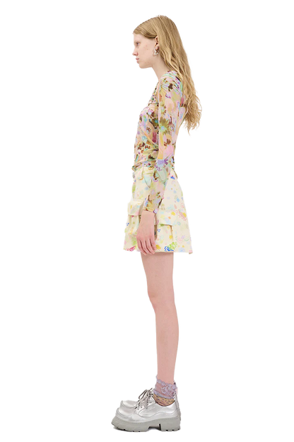 BLOOM DOODLE MINI CARGO SKIRT